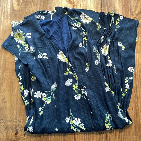 Free People Lost In You Floral Midi Dress - Picture 12 of 13